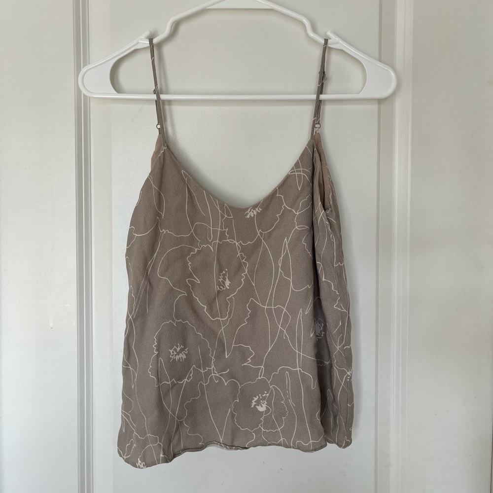 Oak + Fort - Beige Floral Camisole - XS